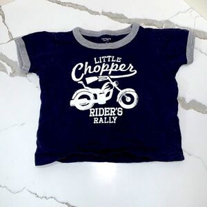 Carter’s | Vintage Little Chopper Boys NAVY Infant T-shirt Shirt